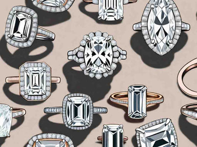 Stunningly Unique Cushion Cut Engagement Rings: The Elongated Edition