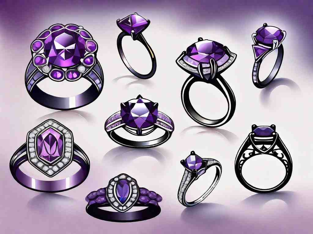 Purple Engagement Rings: A Spellbinding Choice