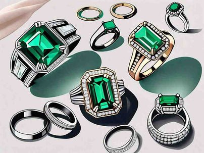 Top Emerald Cut Engagement Ring Wedding Bands