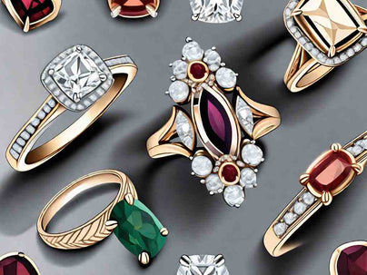 Stunning Cushion Cut Rings with a Unique Elongated Shape