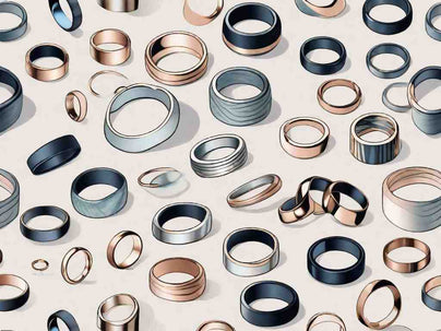Minimalistic Engagement Bands