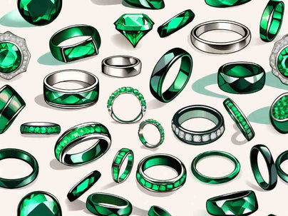 Sparkling Emeralds: Perfect Wedding Band Cuts