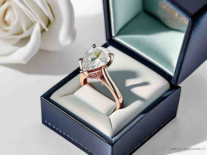 Get the Sophie Turner Look with Stunning Pear-Shaped Engagement Rings
