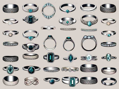 Stacked Rings for a Perfect Bridal Look: 12 Wedding Ring Ideas