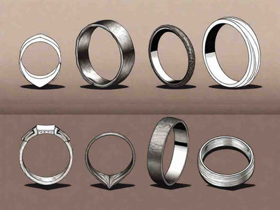 Discover Unique Groom's Rings: 7 Stunning Alternative Metal Wedding Bands for Men