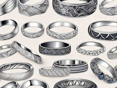 Top Picks for Elegant Women's White Gold Wedding Bands