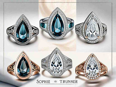 Get the Look: Stunning Pear-Shaped Engagement Rings Inspired by Sophie Turner's