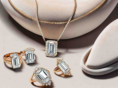 Exquisite Baguette-Cut Diamond Jewelry