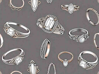 Stunning Cushion Cut Rings with an Elongated Twist