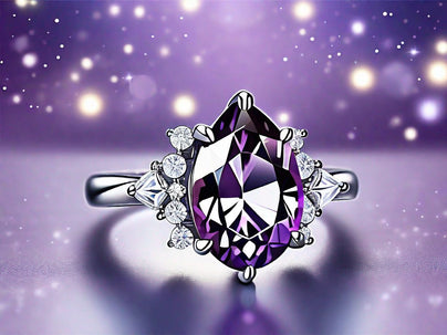 Purple Engagement Rings: A Magical Touch