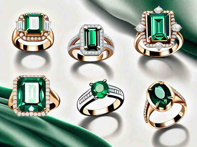 Emerald and Diamond Rings: 8 Gorgeous Options