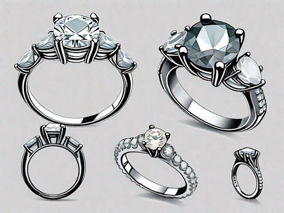 Contemporary Bridal Bling: 5 Stunning Single Prong Ring Designs