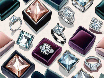 Gorgeous Princess Cut Rings for Engagements