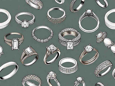 Contemporary Bridal Style: Mixing Ring Jackets and Stacks