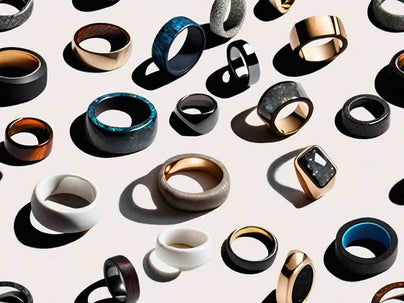 Discover 7 Unique Groom's Rings Crafted from Non-Traditional Materials