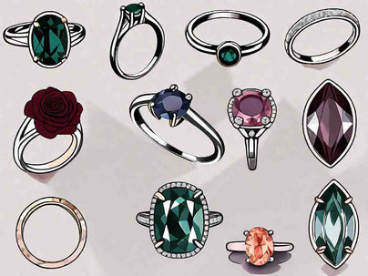 Stunning Single Prong Rings for Today's Fashion-Forward Brides