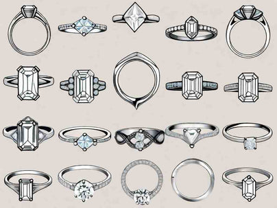 8 Engagement Rings with Lily Collins-Inspired Sparkle