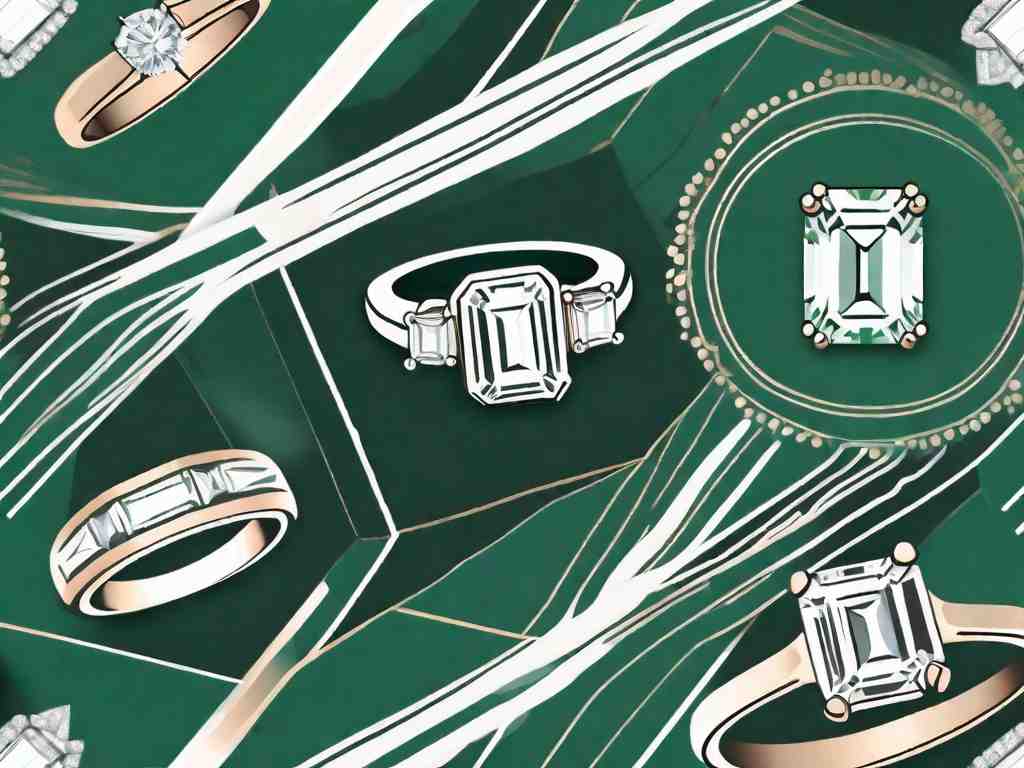 Top Bands to Complement Your Emerald Cut Engagement Ring on Your Big Day