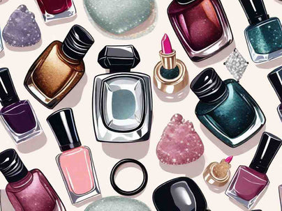 Sparkling Nail Ideas for Your Engagement and Wedding Ring