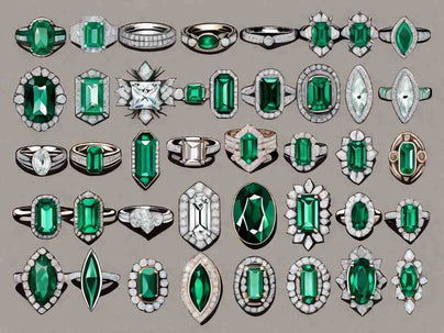 Captivating Emerald and Diamond Rings: 8 Breathtaking Designs