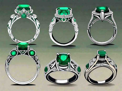 6 Splurge-Worthy Emerald Ring Designs