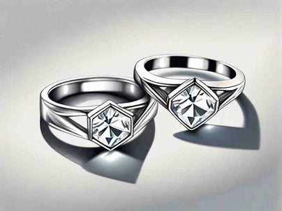 What is the difference between white gold and platinum for diamond rings?