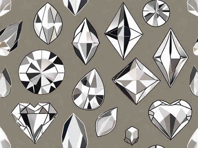 What are fancy shapes in diamonds, and how do they differ from round diamonds?