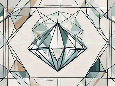 What is the difference between a diamond's pavilion and crown?