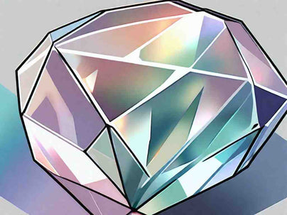 What are opalescent diamonds, and how do they shimmer?