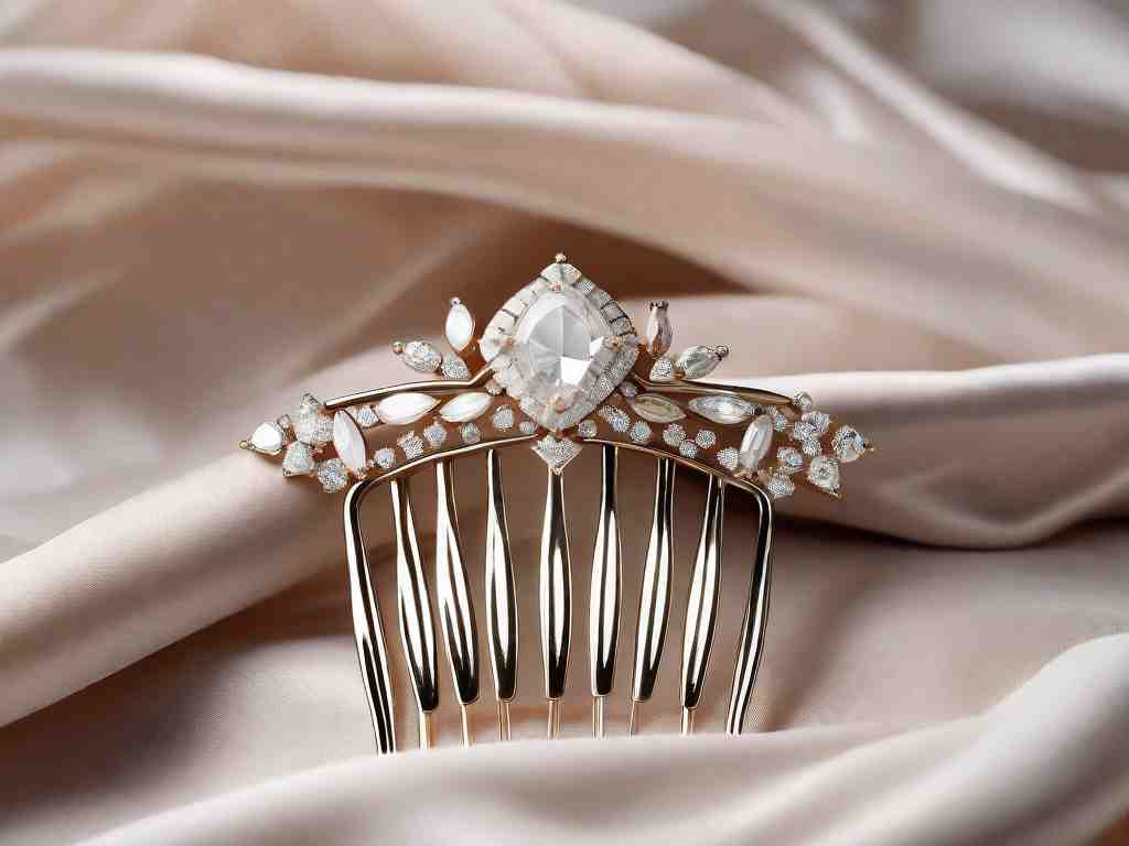 How do I choose the right diamond hairpin for a bridal hairstyle?