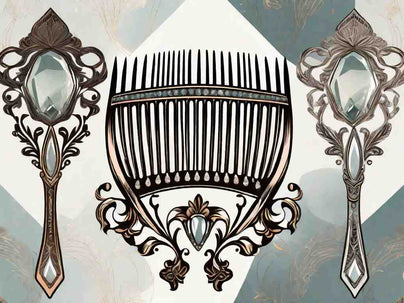 How do I choose the right diamond hair combs for a vintage touch?