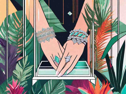 How do I choose the right diamond hand chains for an exotic flair?