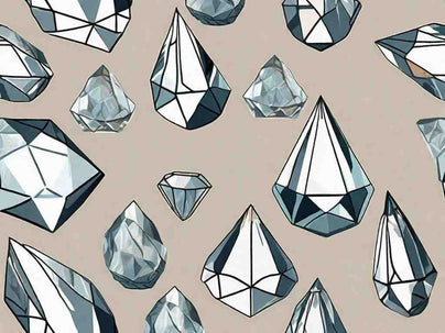 What are briolette diamonds, and how do they resemble teardrop shapes?