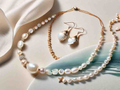 Wedding Jewelry for Beach Destination Brides: Shells and Pearls