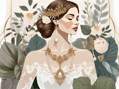 Wedding Jewelry for a Vintage-Inspired Garden Wedding