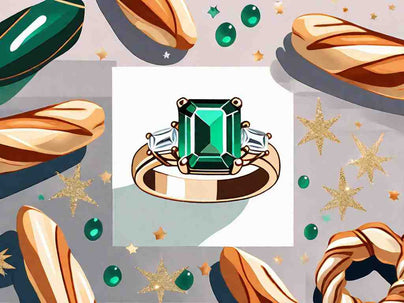 A Beautiful Emerald Cut Ring with Baguettes: The Perfect Accessory for Any Occasion