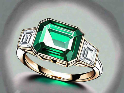 A Stunning Emerald Cut Baguette Ring for Your Collection