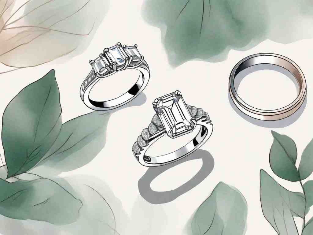 Finding the Perfect Wedding Band to Complement Your Emerald Cut Engagement Ring
