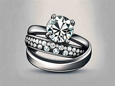 Stacking Up the Style: How to Wear Stacked Wedding Bands with a Solitaire