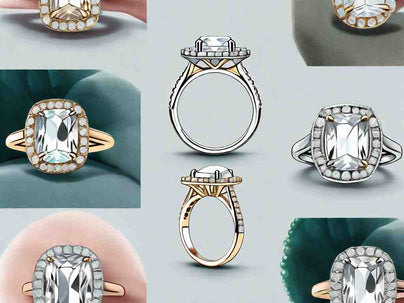 The Perfect Combination: A Halo Ring with a Wedding Band