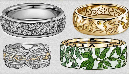 Wedding Bands Inspired by the Beauty of Nature