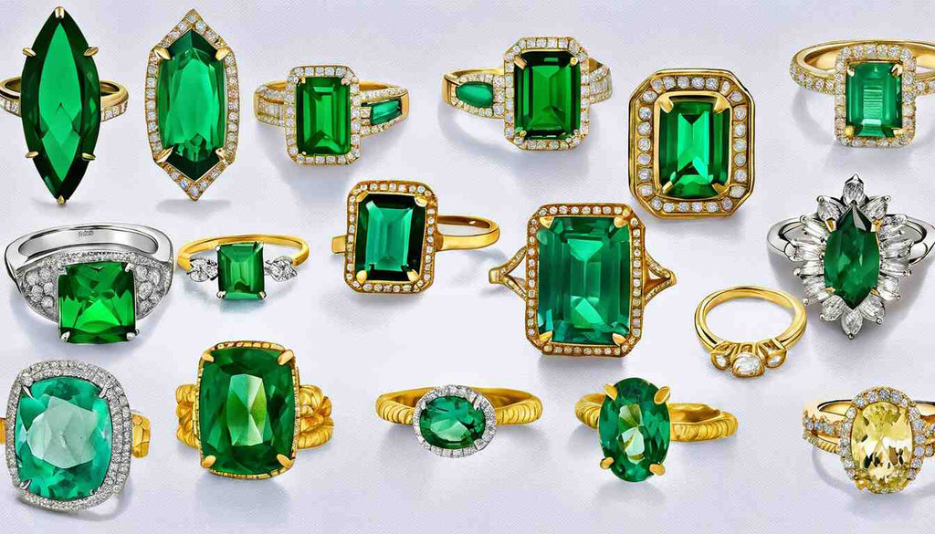 Stunning Green Gemstone Rings: A Collection of 12 Beautiful Pieces