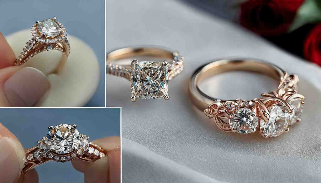 Sparkling Nail Designs for Engagements and Weddings: 9 Ideas to Enhance Your Ring