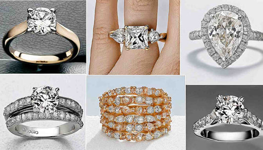 Stunning Solo Prong Rings for Contemporary Brides