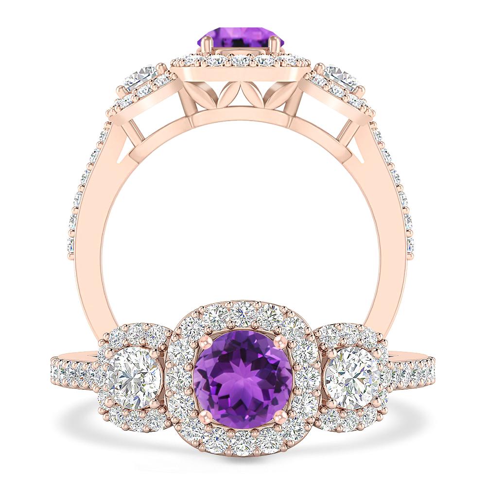 Rose Gold - Amethyst