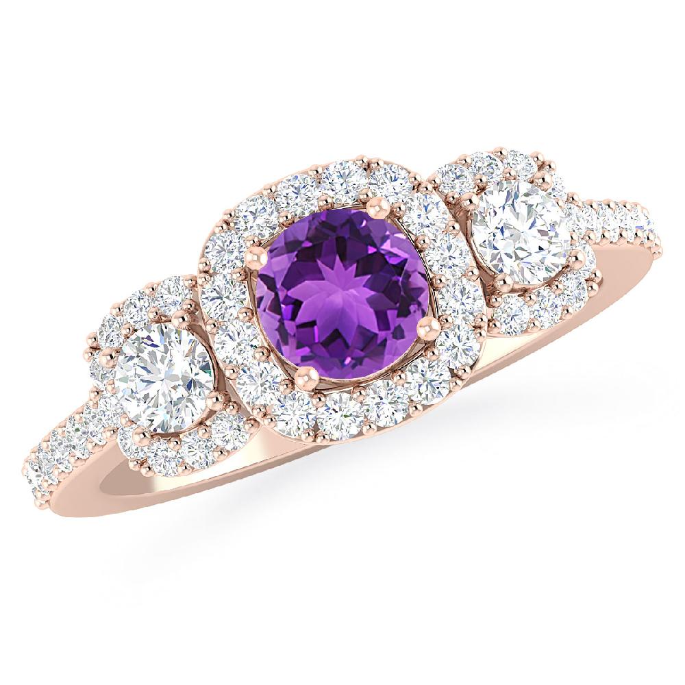 Rose Gold - Amethyst