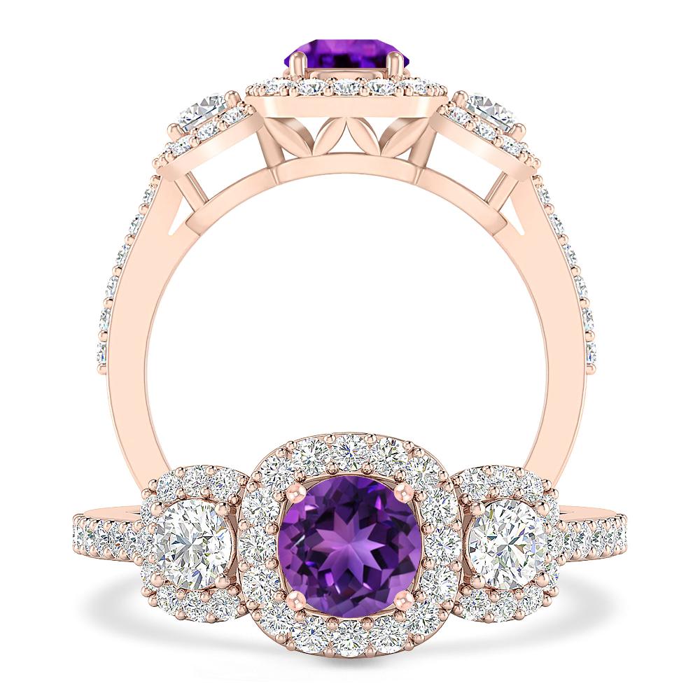 Rose Gold - Amethyst