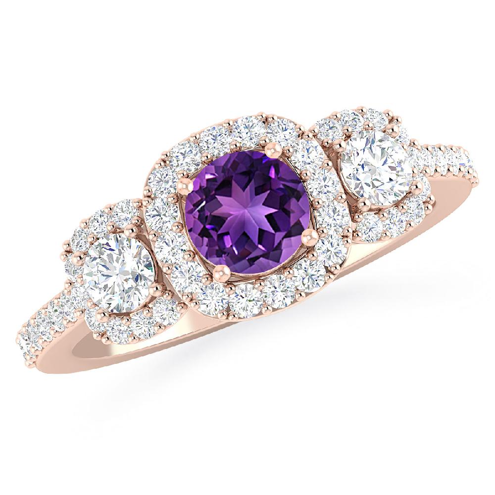 Rose Gold - Amethyst