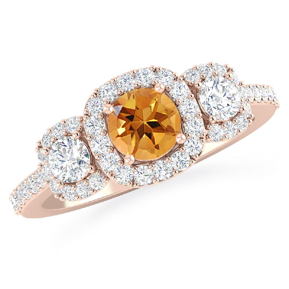 Rose Gold - Citrine