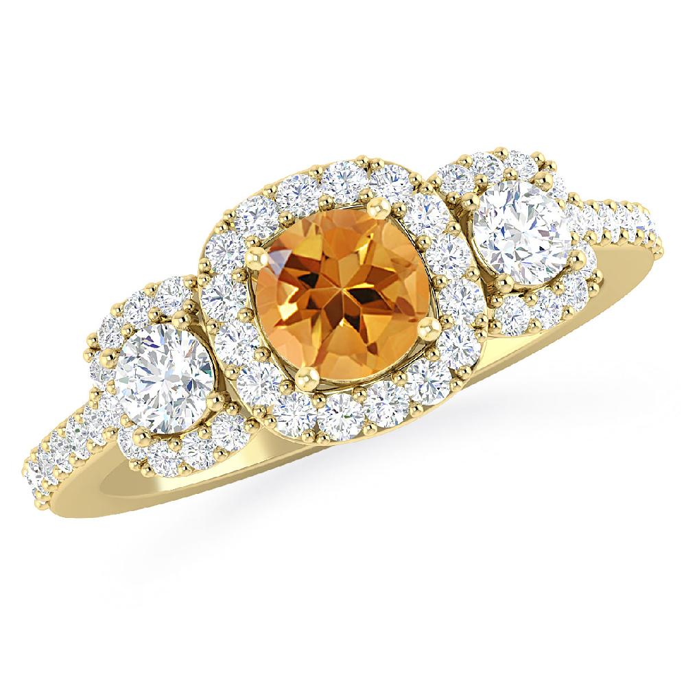 Yellow Gold - Citrine